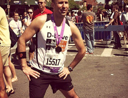 Daniel runs the NYC Marathon for WITNESS.
